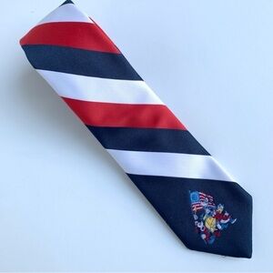 Vintage Cervantes Mickey, Donald, and Goofy Patriotic Necktie